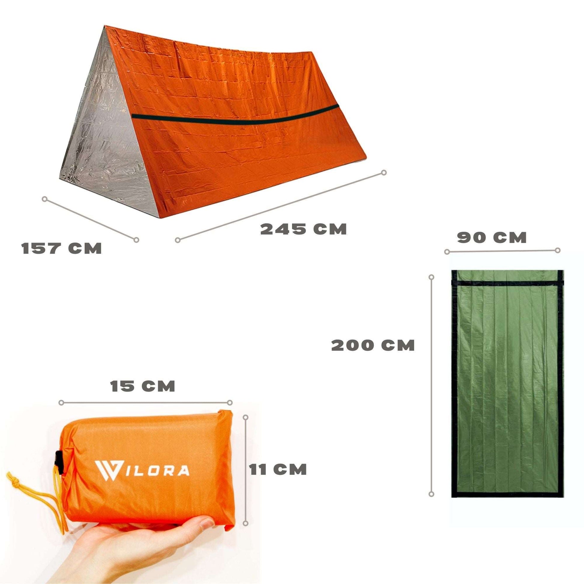 Survival Tent and Sleeping Bag