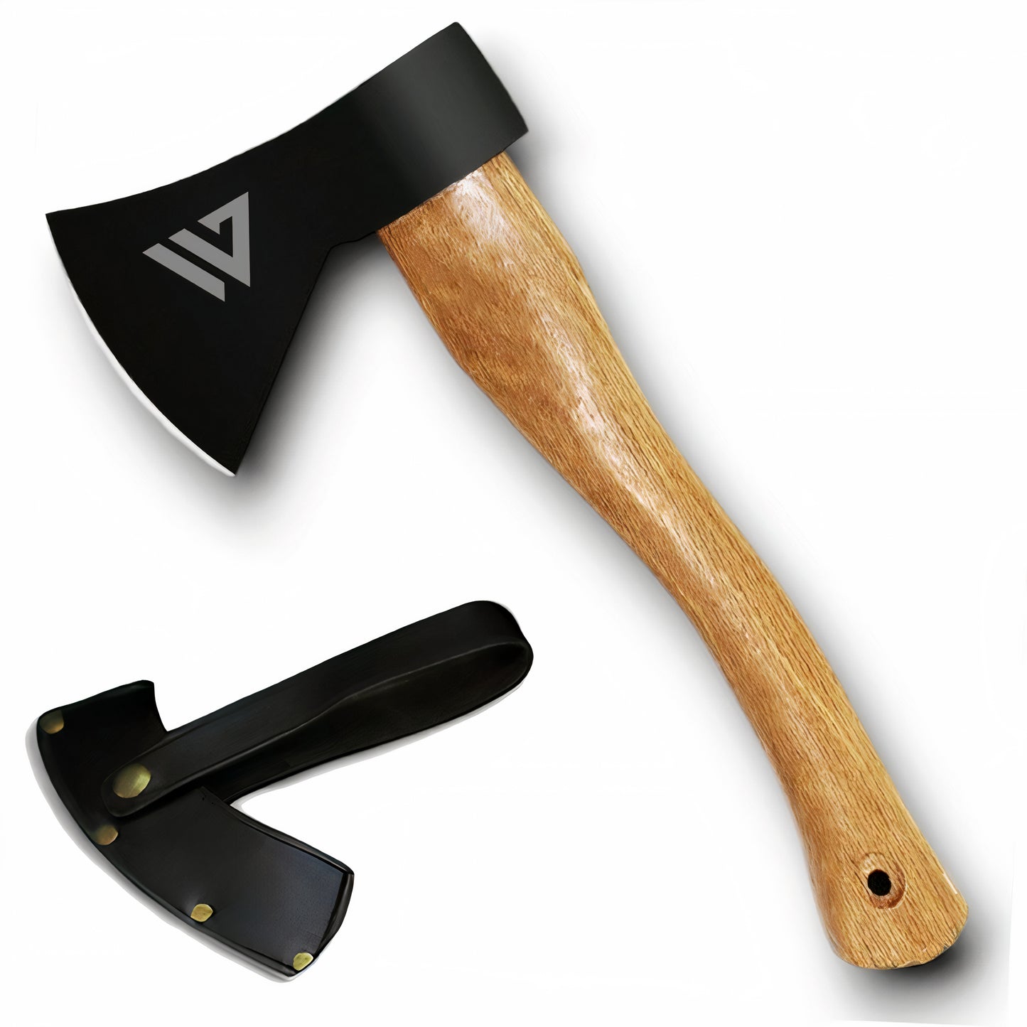 Wilora Hatchet | Ring-Cupped Oak Handle with 45# Steel Blade, PU Sheath, and Lanyard