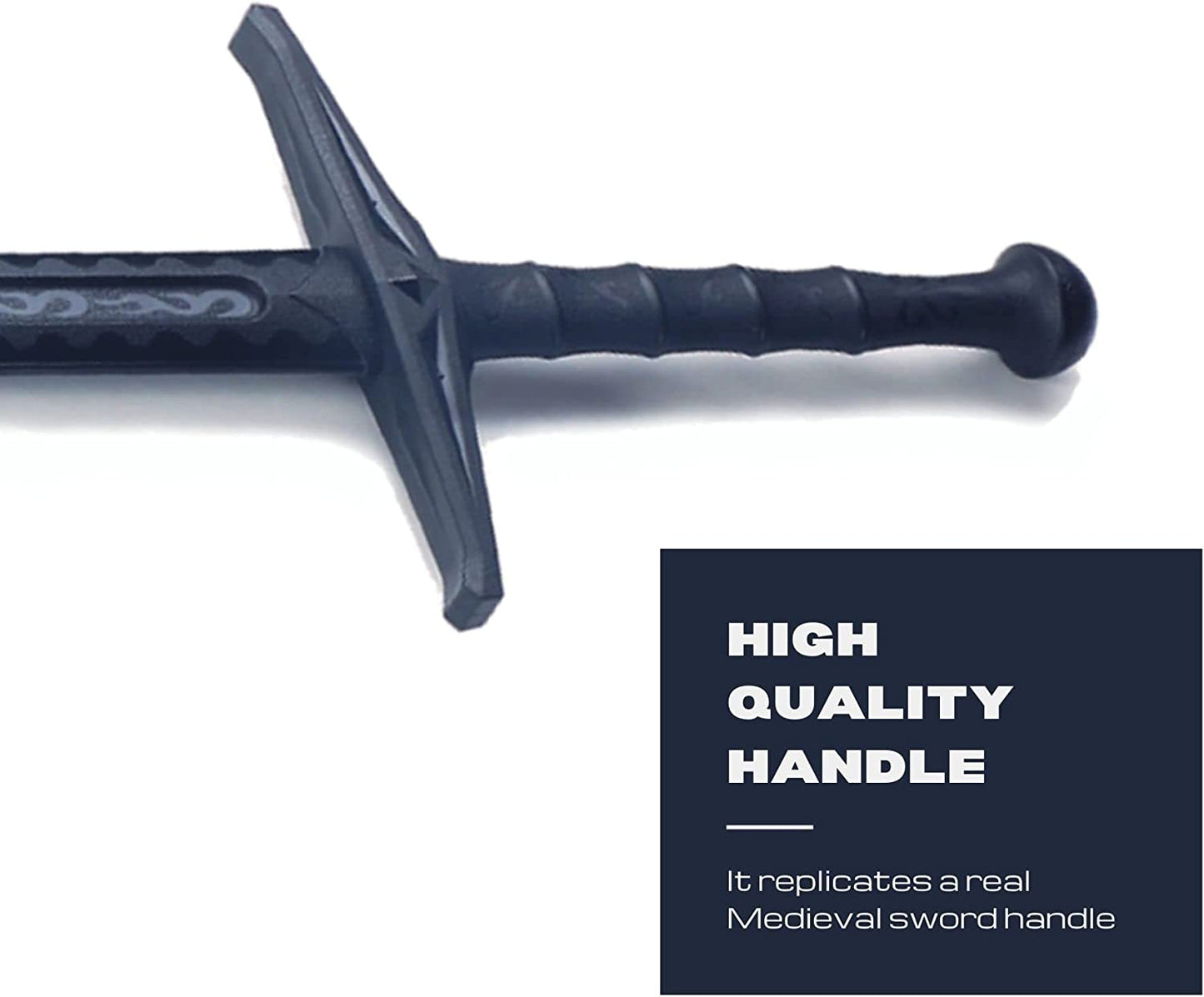 Polypropylene Black Medieval Sword