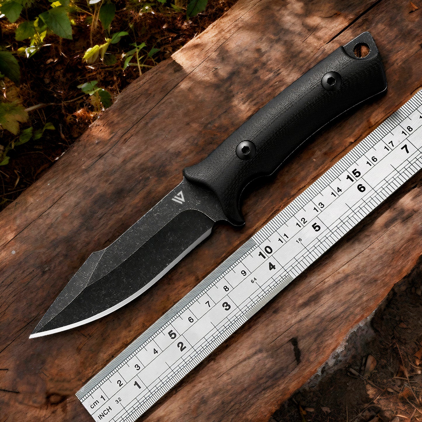 Wilora Full Tang Hunting Knife - 4CR13 Steel, Outdoor Survival Bowie Knife with Accessories